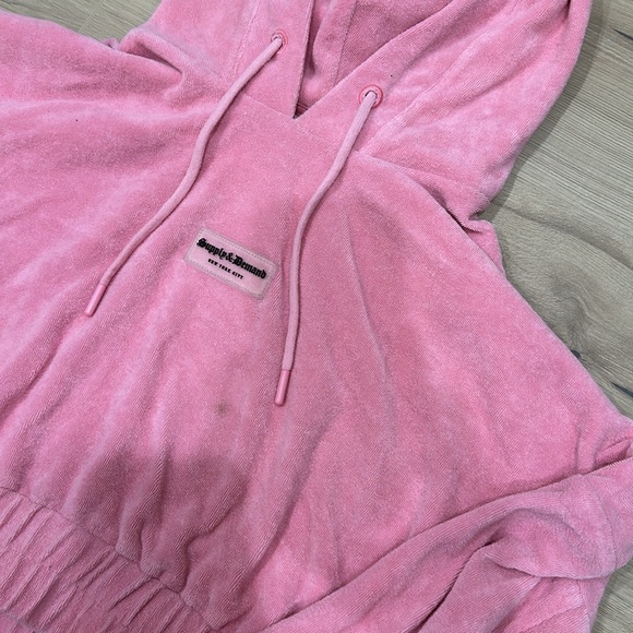 Cute cropped pink jacket - Picture 3 of 4